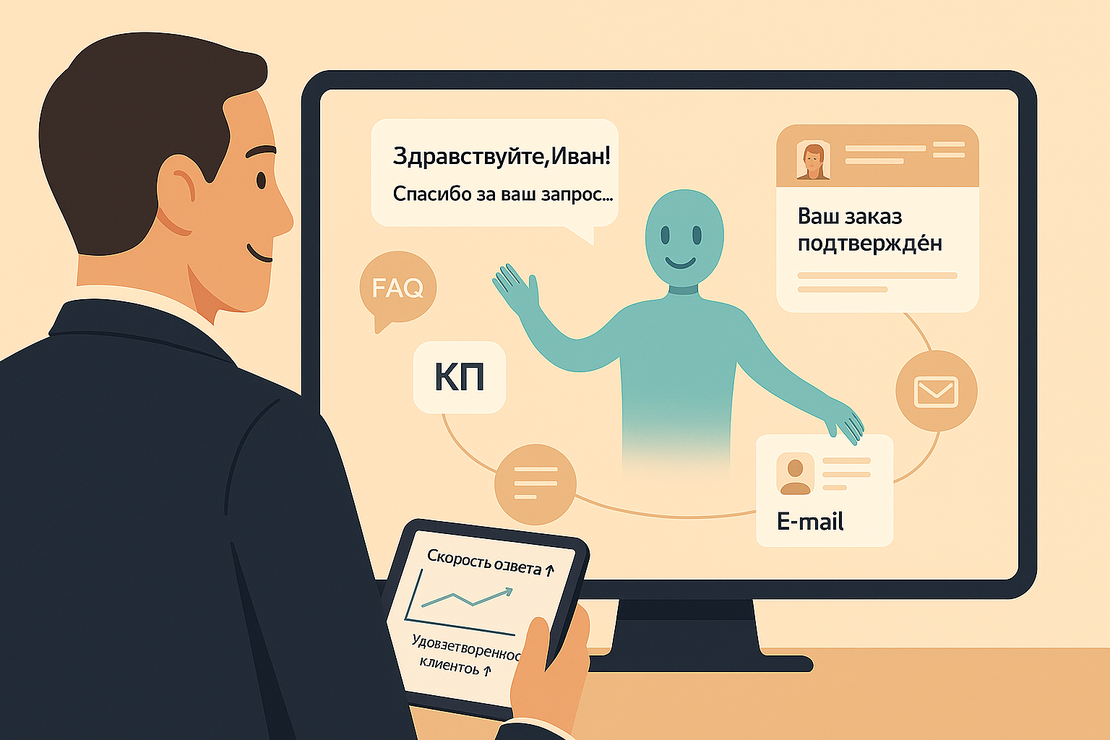 Обработка запросов клиентов и подготовка ответов